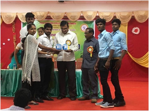 Our students team won the Best Manager Title and Best Corporate Team organized by Bon Secours College, Thanjavur